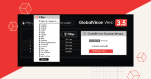 Sample of GlobalVision Web 3.5 with filter feautre