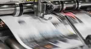 Printers producing new packages samples