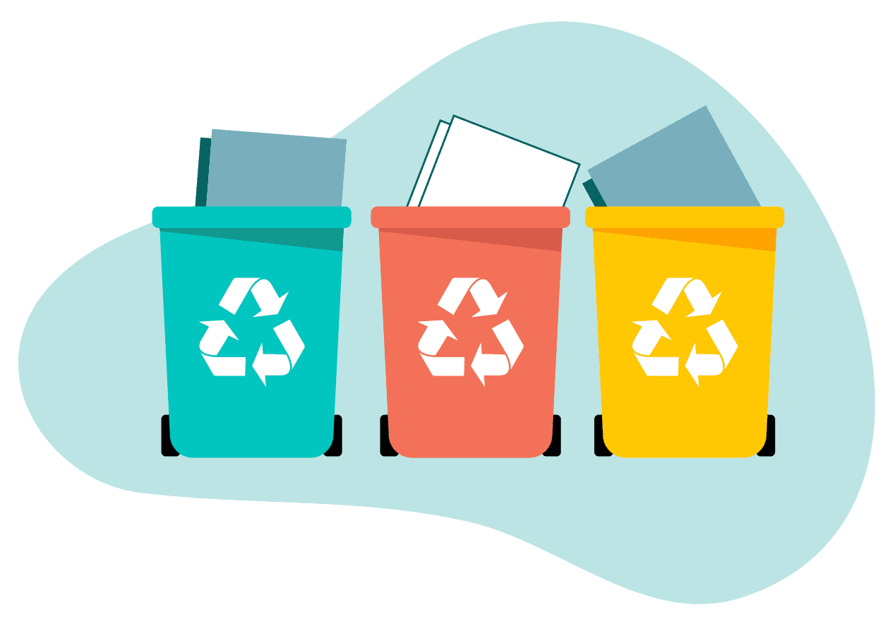 Avoiding waste through recycling